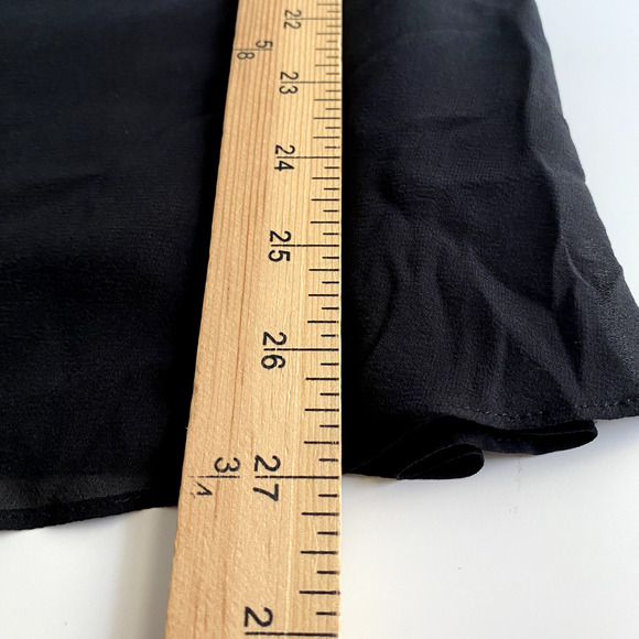 Theory Dress Size Small Black Silk Blend Strappy Sundress Summer Flowy LBD - Picture 6 of 8